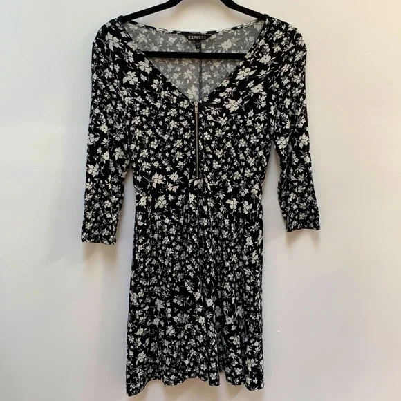 slim fit dress slacks Y2k Express Faux Wrap Dress